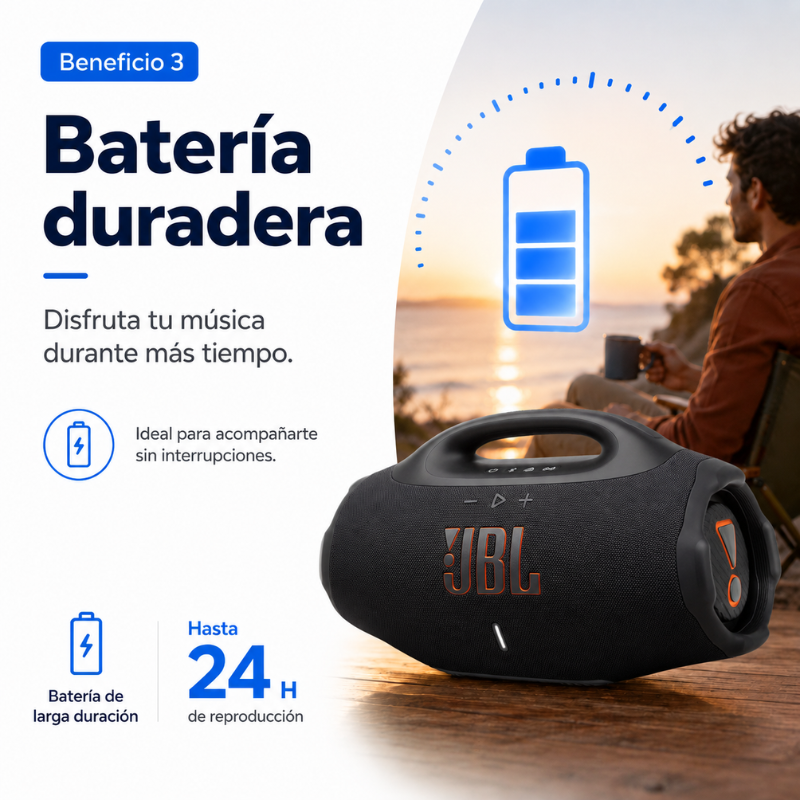 Batería duradera