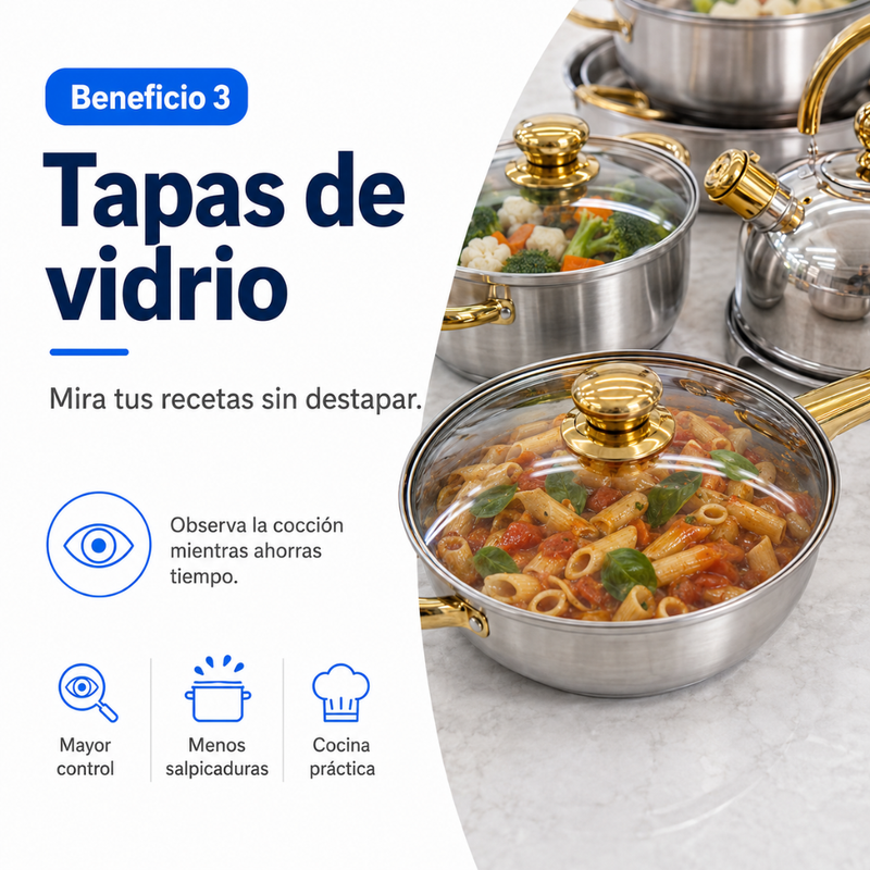 Tapas de vidrio